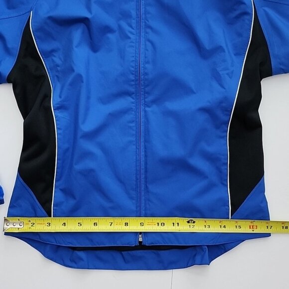 DryJoy's by FootJoy Womens Blue Wind Water Resistant Zip Up Jacket Lined Size XS - Picture 14 of 15